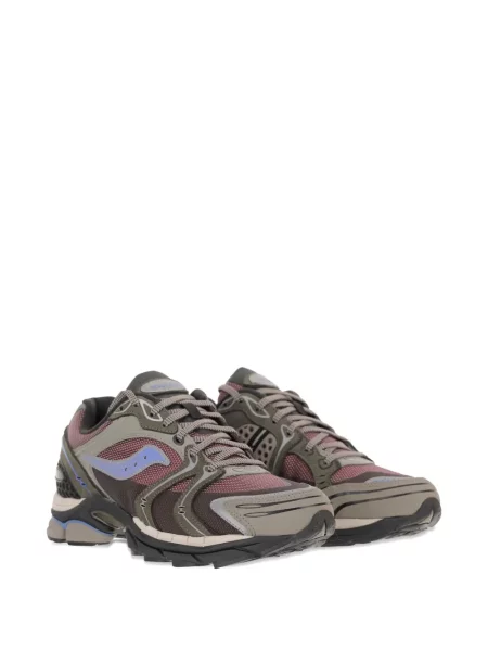 Sneakerși Saucony din piele gri