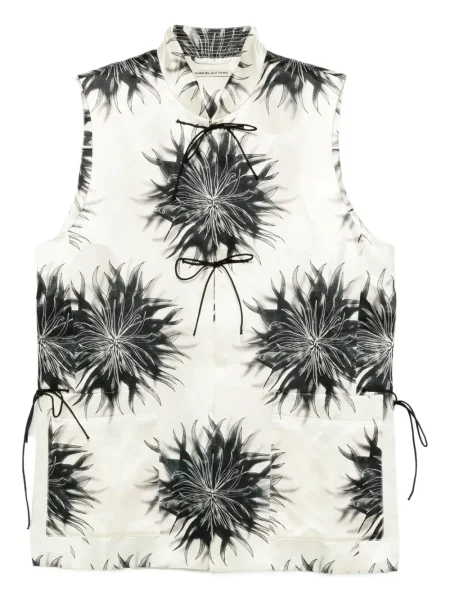 Bluzka Samuel Gui Yang w kwiatki z nadrukiem