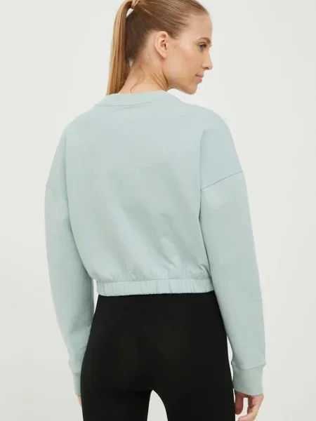 Mikina Reebok hladká zelená
