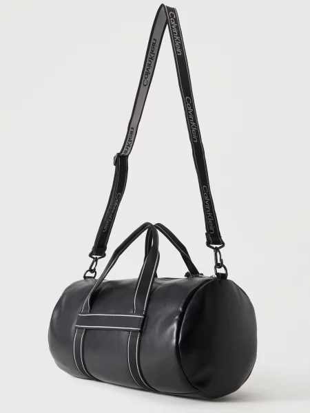 Calvin Klein Cestovná taška BOLD antracitová biela čierna