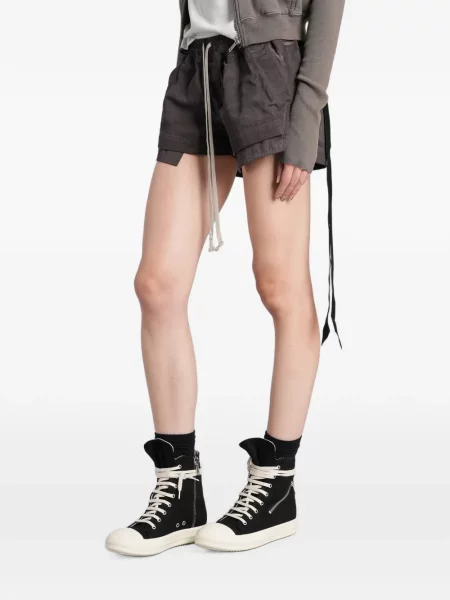 Шорти Rick Owens Drkshdw с връзки сиво
