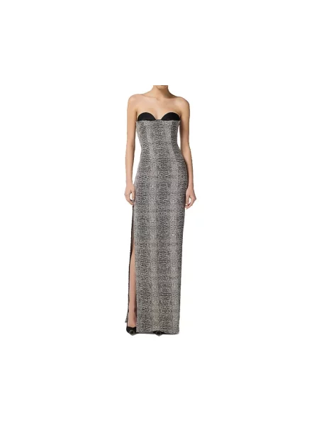 Sukienka Elisabetta Franchi garniturowa czarna