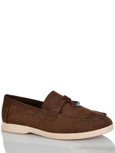 Замшевые лоферы Navigator коричневые