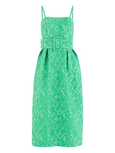 Rochie midi Rosie Assoulin până la genunchi de costum verde