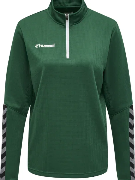 Hummel Sport szabadidős felsők Authentic szürke / sötétzöld / fekete fehér