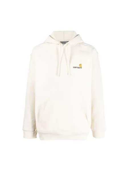Bluza z kapturem Carhartt Wip z kapturem beżowa