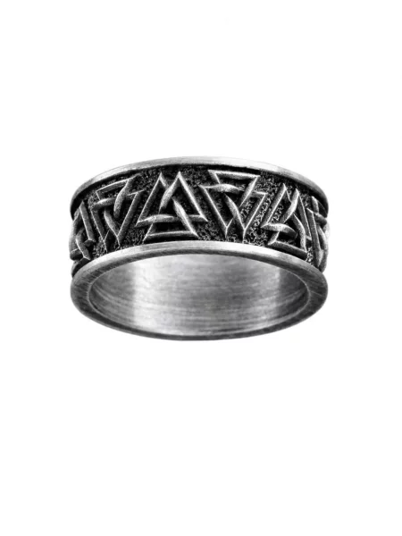 REYTEL Inele VALKNUT argintiu
