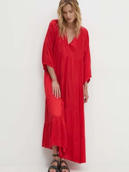 Φόρεμα Answear Lab κόκκινο