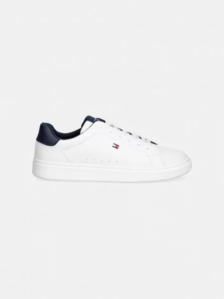 Tommy Hilfiger sneakers pentru copii alb