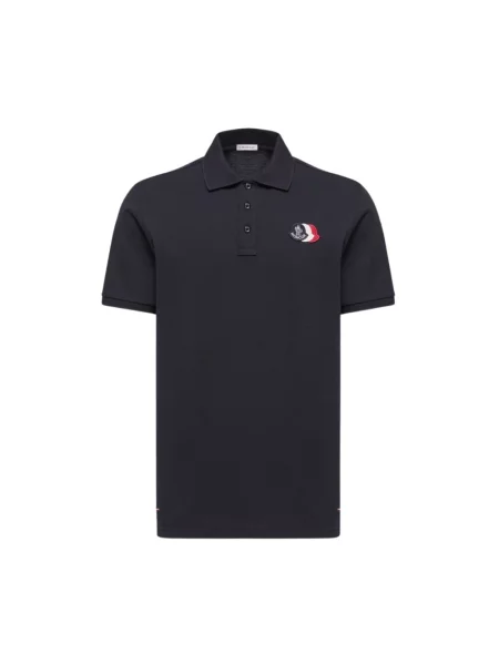 Koszulka polo Moncler niebieska