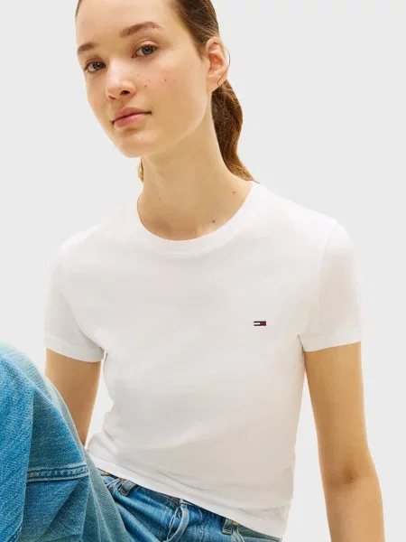 Футболка Tommy Jeans біла