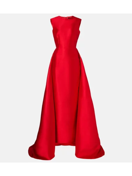 Rochie Solace London din satin roșu