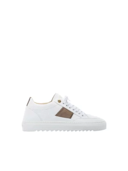 Sneakersy Mason Garments skórzane białe
