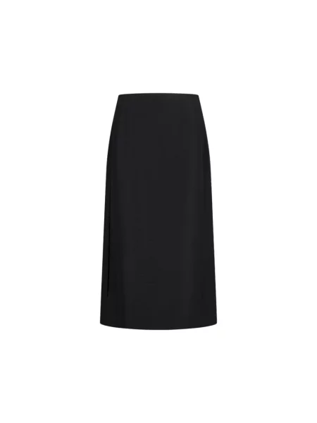 Spódnica Jil Sander wełniana czarna
