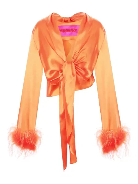 Cămașă Verguenza cu pene portocaliu