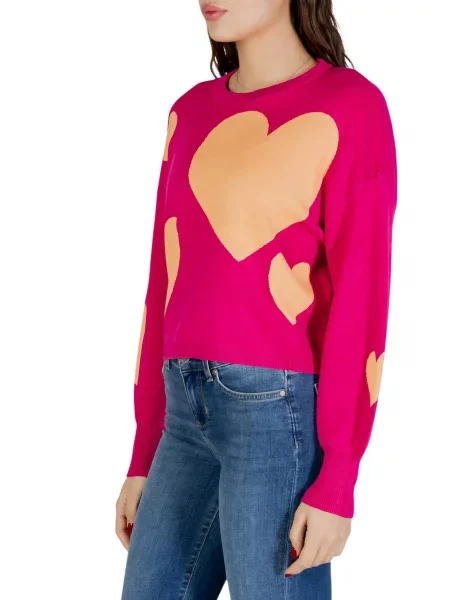 ONLY Pulover ONLMONTANA cappuccino / magenta maro