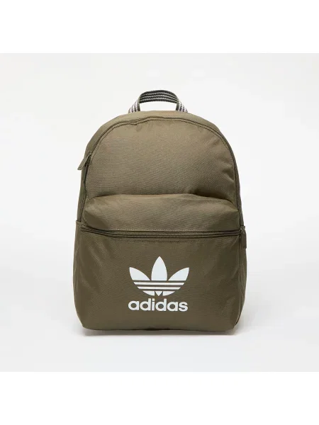 Раница adidas Originals Adicolor зелено голям с десен бяло