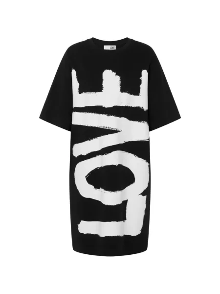 Rochie Love Moschino din jerseu negru