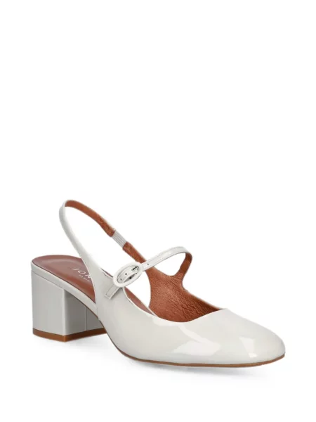 Pantofi cu toc Jonak Paris slingback alb