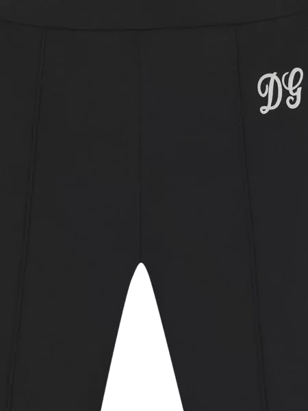 Legginsy dziecięce Dolce And Gabbana czarne