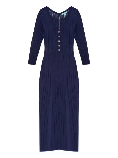 Rochie maxi Melissa Odabash de costum albastru