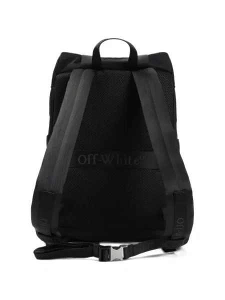 Rucsac Off-white cu imagine cu cataramă alb