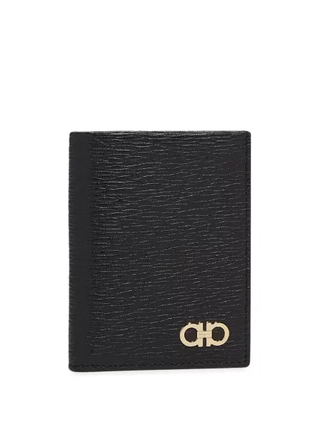 Portofel Ferragamo din piele negru
