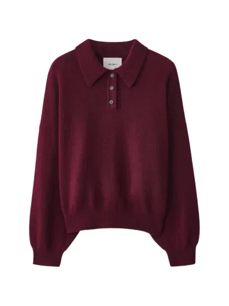 Tricou polo Lisa Yang roșu