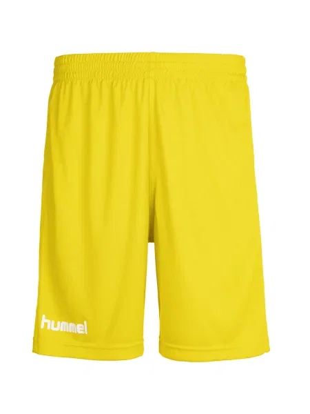 Spodenki sportowe dziecięce Hummel Core Kids Poly Shorts żółte