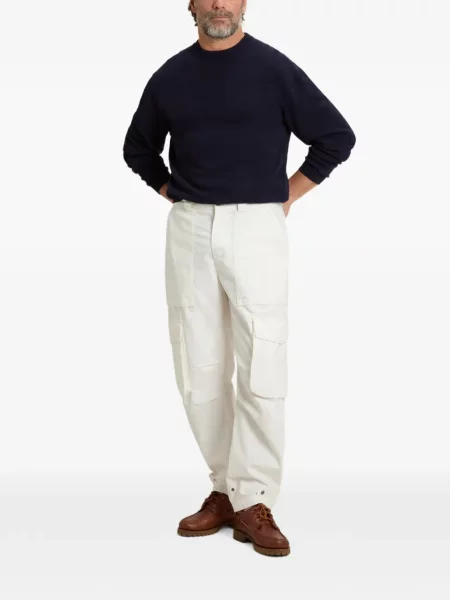 Pantaloni cargo Woolrich alb