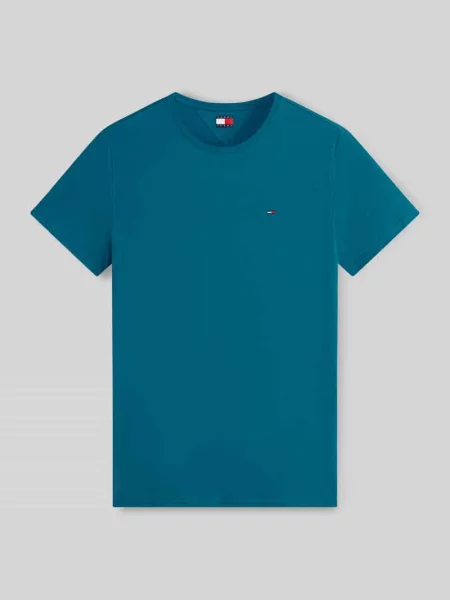 T-shirt o kroju regular fit z czystej bawełny Tommy Jeans