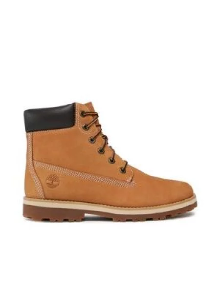 TIMBERLAND Kozačky Courma karamelová černá