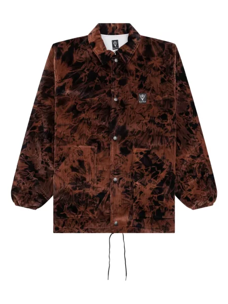 Яке South2 West8 с tie-dye ефект оранжево