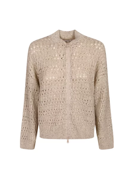 Kardigan Brunello Cucinelli beżowy