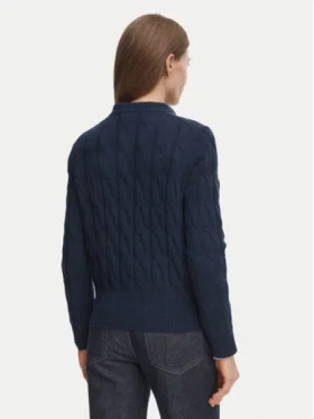 Tommy Hilfiger Kardiganas Soft Tamsiai mėlyna