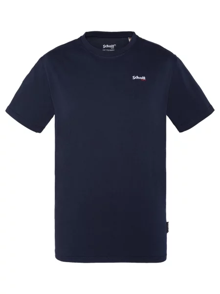 Schott NYC Tricou bleumarin