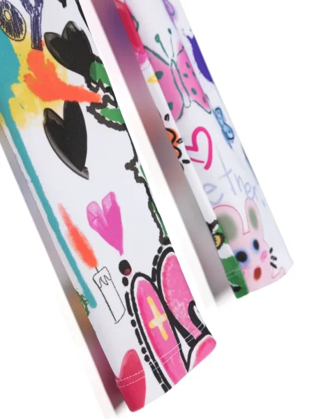 Legginsy dziecięce Khrisjoy białe