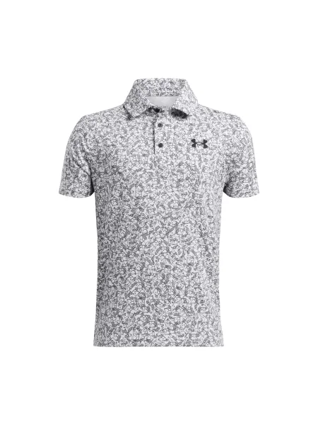 Polo Under Armour cu imagine gri