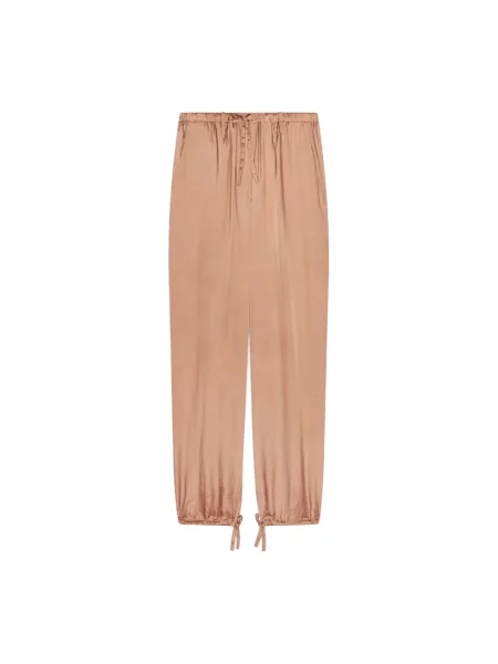 Spodnie Dries Van Noten beżowe