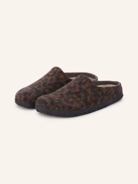 Birkenstock Pantofle Amsterdam Wrapped Dip hnědá černá