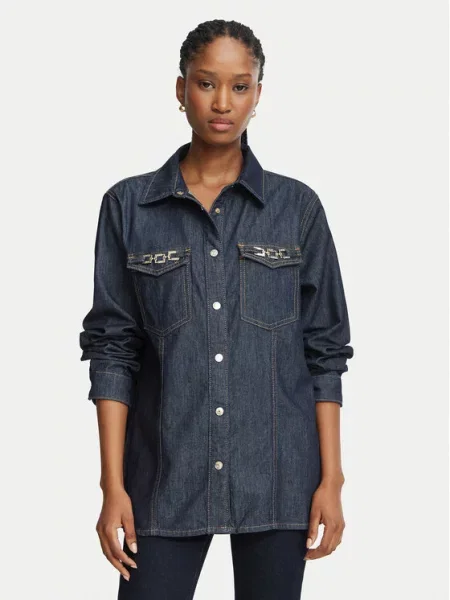Liu Jo Jeans srajca Mornarsko modra