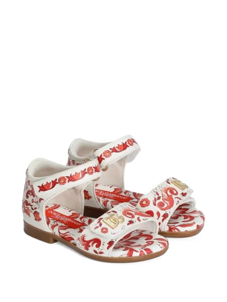 Sandały dziecięce Dolce And Gabbana białe