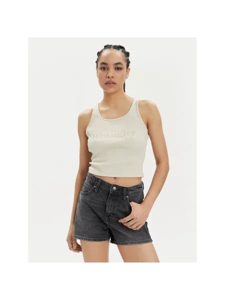 Wrangler Топ Logo бежевий