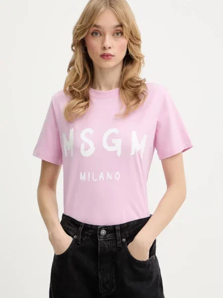MSGM tricou din roz