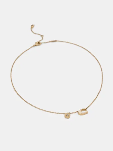 Coach Ogrlica Zlata roza