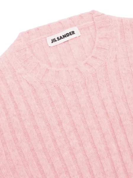 Scurt pulover Jil Sander roz