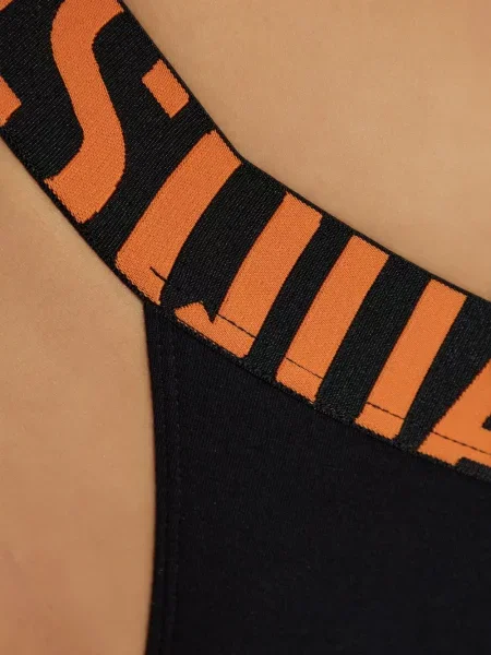 Chiloți tanga Dsquared2 negru