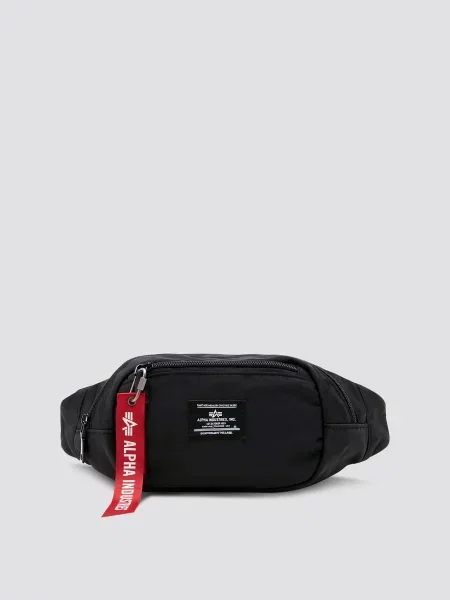 Alpha Industries Crew Waist Поясна сумка Унісекс чорний
