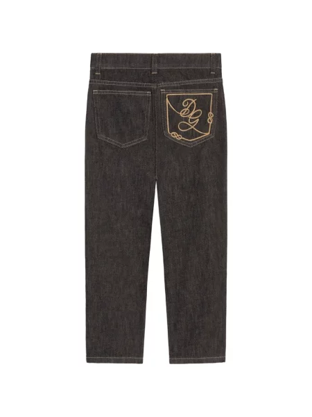 Spodnie dziecięce Dolce And Gabbana brązowe
