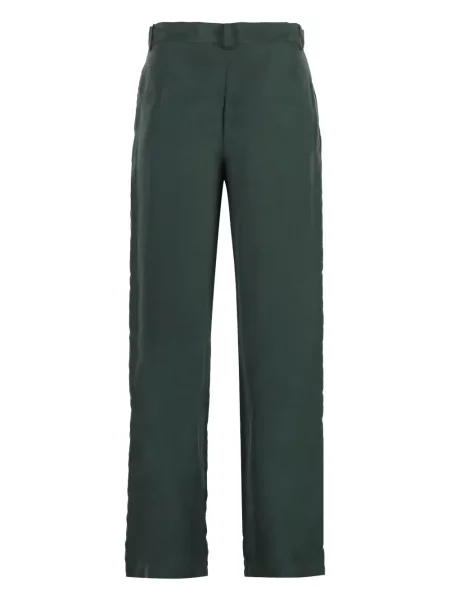 Pantaloni P.a.r.o.s.h. de mătase verde
